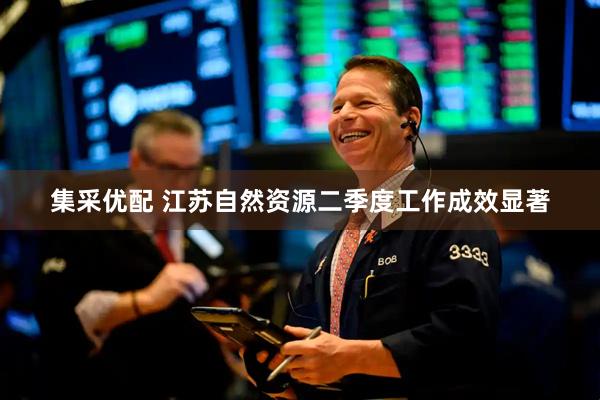 集采优配 江苏自然资源二季度工作成效显著