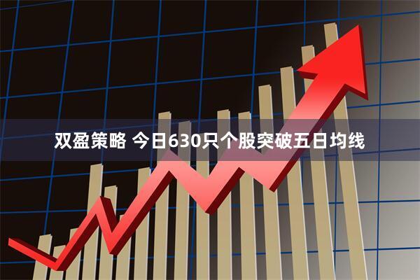 双盈策略 今日630只个股突破五日均线