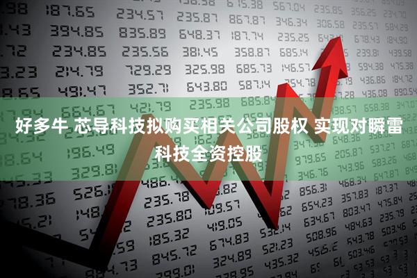 好多牛 芯导科技拟购买相关公司股权 实现对瞬雷科技全资控股