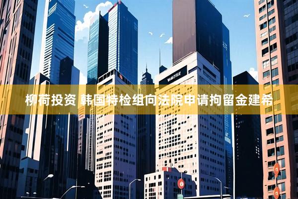 柳荷投资 韩国特检组向法院申请拘留金建希